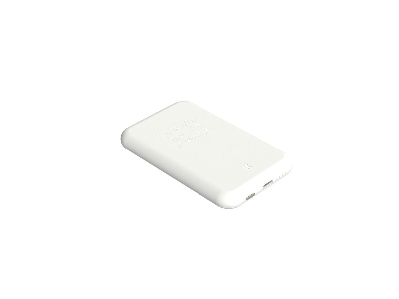 Резервна Батерия с Безжично Зарядно Kreafunk Бял 5000 mAh NaN –  BB Преносими зарядни устройства