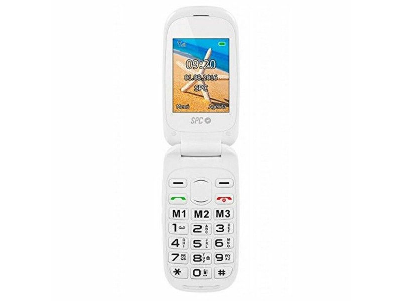Мобилен телефон SPC Internet HARMONY WHITE Bluetooth FM 2,4 Бял NaN –  BB Безплатни телефони и смартфони
