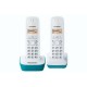 Безжичен телефон Panasonic KX-TG1612FRC Кехлибар Син/бял NaN –  BB Аналогови телефони