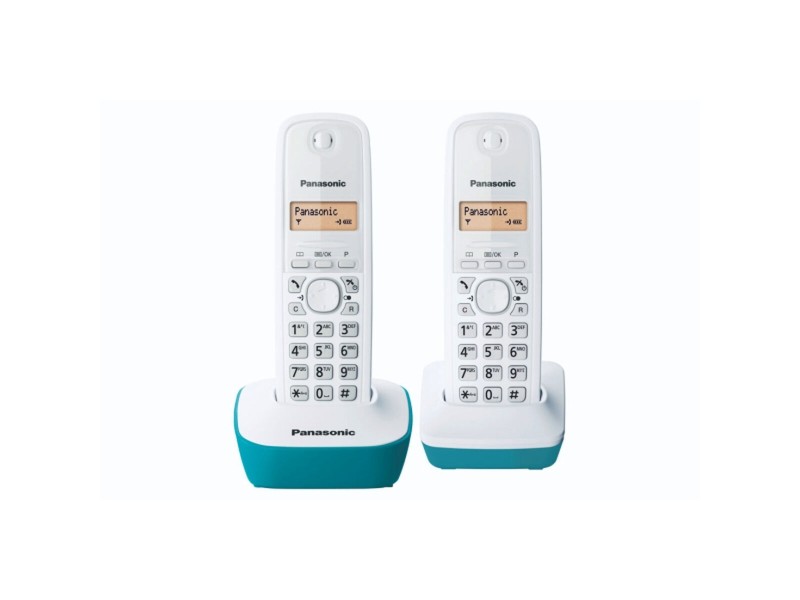 Безжичен телефон Panasonic KX-TG1612FRC Кехлибар Син/бял NaN –  BB Аналогови телефони