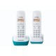 Безжичен телефон Panasonic KX-TG1612FRC Кехлибар Син/бял NaN –  BB Аналогови телефони