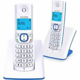 Стационарен телефон Alcatel F530 Duo Син Син/бял