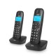 Безжичен телефон SPC Internet 7302N AIRPRODUO Черен NaN –  BB Аналогови телефони