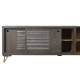ТВ шкаф DKD Home Decor Метал Кафяв Дърво манго 160 x 40 x 50 cm NaN –  BB Телевизионни маси