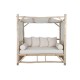 Lamamistool Home ESPRIT Бял Естествен NaN –  BB Шезлонги