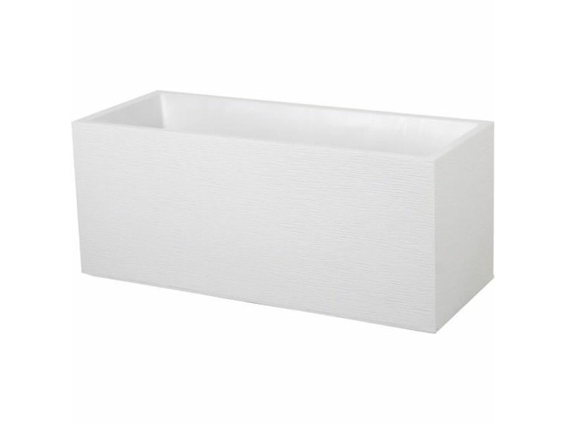 Саксия EDA EDA Graphit Бял полипропилен Пластмаса 99,5 x 39 x 43 cm NaN –  BB Саксии