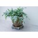 Поставка за Саксия с Колелца Nature Дървен Ø 38 cm NaN –  BB Саксийни конвейери