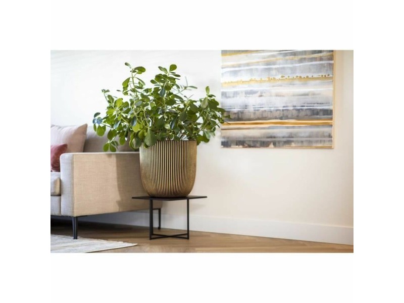 Саксия Capi Europe GROVVE Черен Златен Пластмаса Ø 43 cm NaN –  BB Саксии