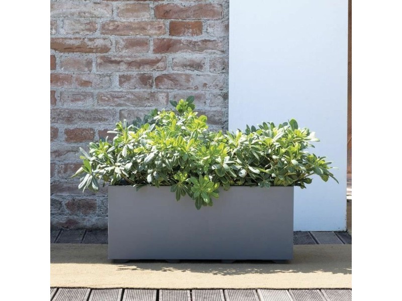 Самополиваща Сеялка Deroma Millennium R Сив Пластмаса Рециклирана пластмаса Квадратен NaN –  BB Саксии