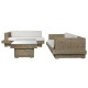 Градински диван Home ESPRIT Естествен 192 x 105 x 63 cm NaN –  BB Дивани