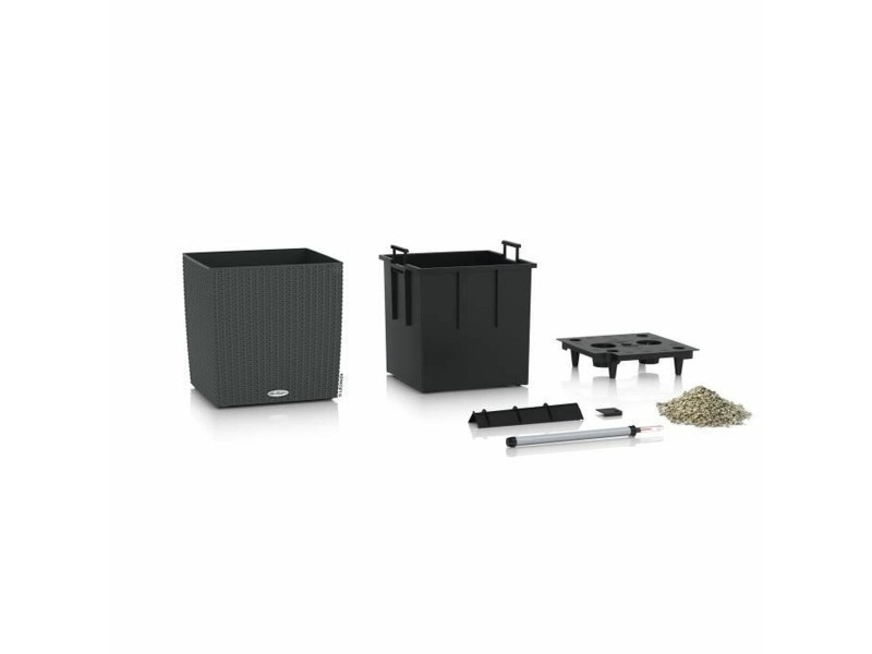 Саксия Lechuza Черен Сив полипропилен NaN –  BB Саксии