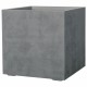 Саксия Deroma Сив 49 x 49 x 49,5 cm Пластмаса Квадратек Кубче Ø 49 x 45 cm NaN –  BB Саксии