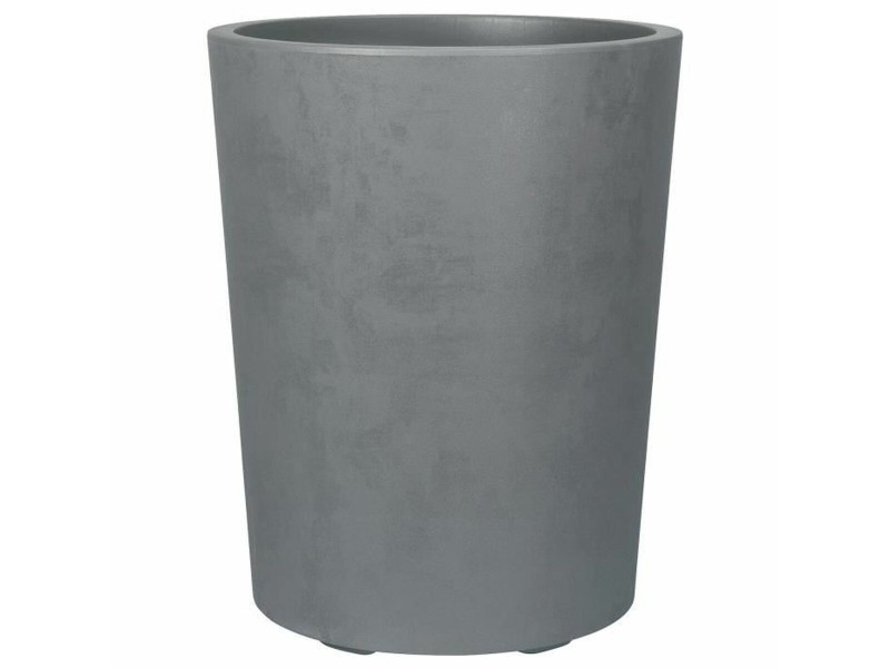 Саксия Deroma Сив Пластмаса Кръгъл Цилиндър NaN –  BB Саксии