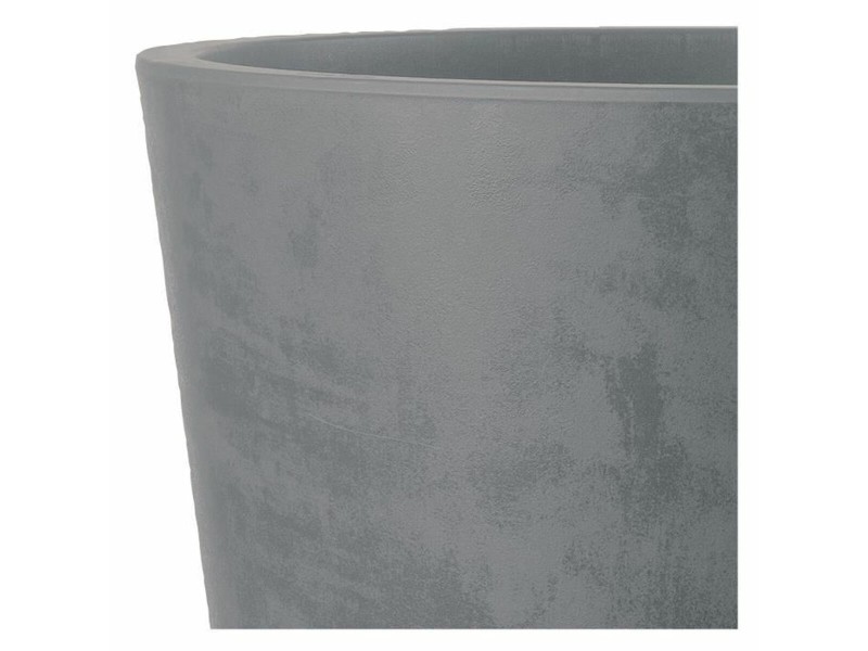 Саксия Deroma Сив Пластмаса Кръгъл Цилиндър NaN –  BB Саксии