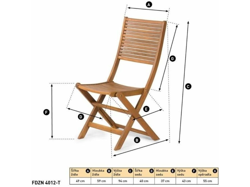 Aiatool Fieldmann FDZN 4012-T NaN –  BB Градински столове за хранене