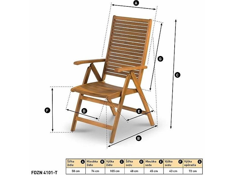 Aiatool Fieldmann FDZN 4101-T NaN –  BB Градински столове за хранене