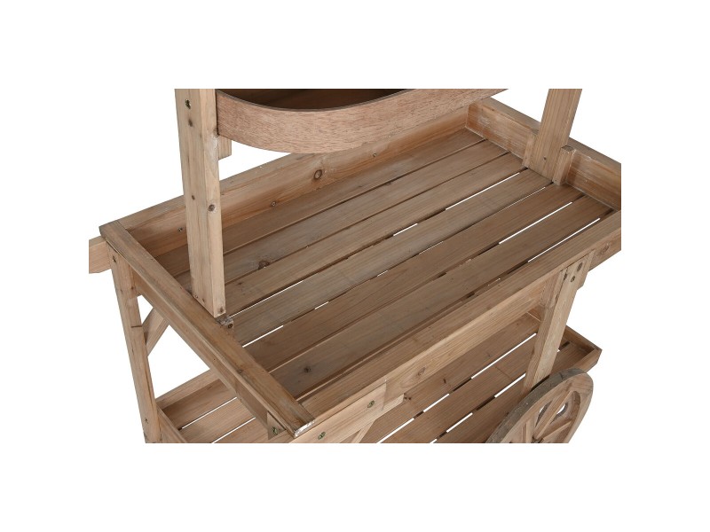 Градинска Количка Home ESPRIT Естествен 108 x 53 x 167 cm NaN –  BB Колички за сервиране
