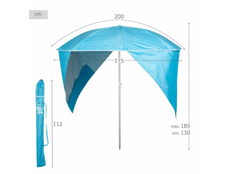 Чадър Aktive Син 200 x 185 x 200 cm (6 броя) NaN от | techMAG.bg Чадър Aktive Син 200 x 185 x 200 cm (6 броя) NaN – BB Чадъри