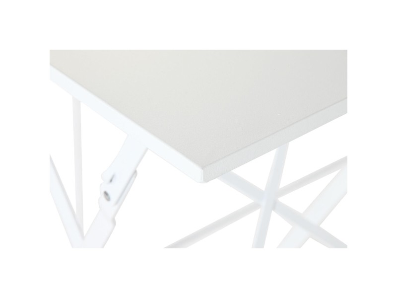 Комплект от маса с 2 стола Home ESPRIT Бял 60 x 60 x 71 cm NaN –  BB Комплекти градински мебели