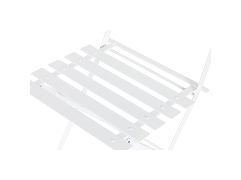 Комплект от маса с 2 стола Home ESPRIT Бял 60 x 60 x 71 cm NaN –  BB Комплекти градински мебели