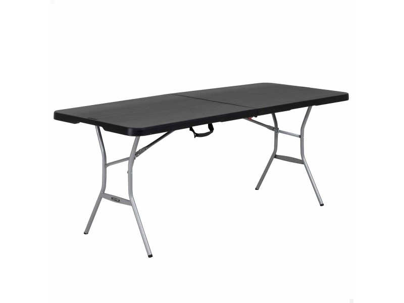 Сгъваема масичка Lifetime Черен 183 x 73 x 76 cm NaN –  BB Маси за пикник