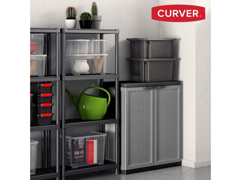 Шкаф Curver Тъмно сив Пластмаса 68 x 87 x 39 cm NaN –  BB Шкафове