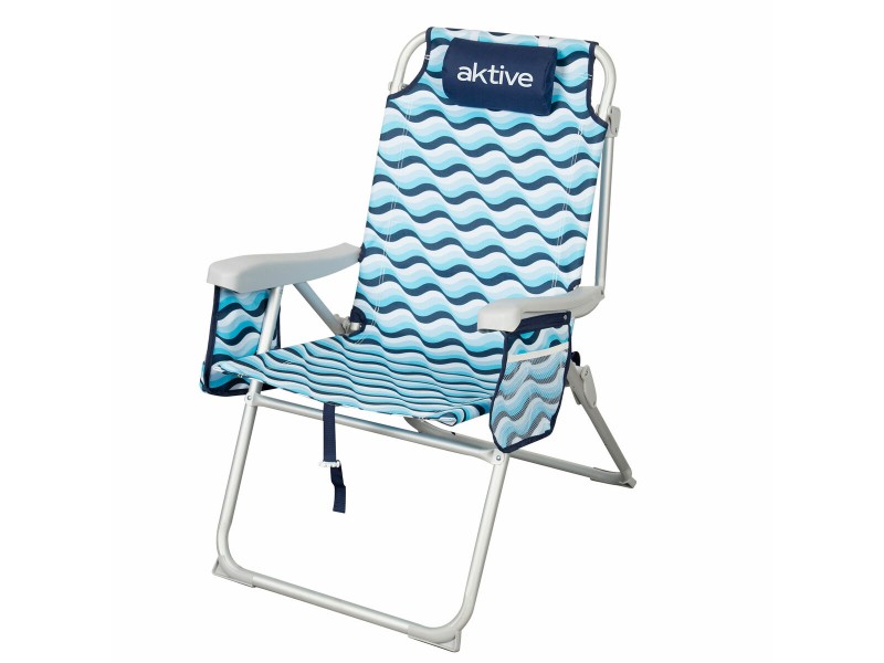 Плажен стол Aktive 48 x 95 x 78 cm (2 броя) NaN –  BB Сгъваеми столове