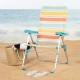 Плажен стол Aktive 48 x 95 x 65 cm (4 броя) NaN –  BB Сгъваеми столове