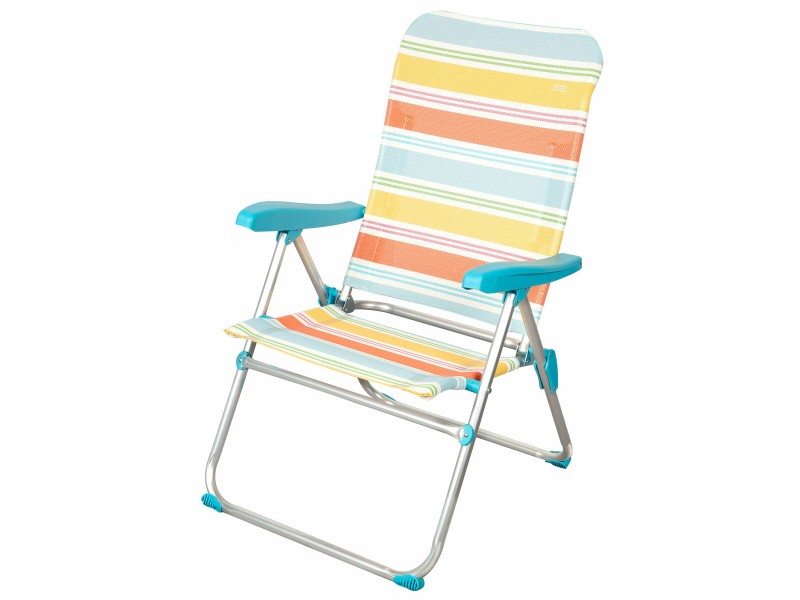Плажен стол Aktive 48 x 95 x 65 cm (4 броя) NaN –  BB Сгъваеми столове