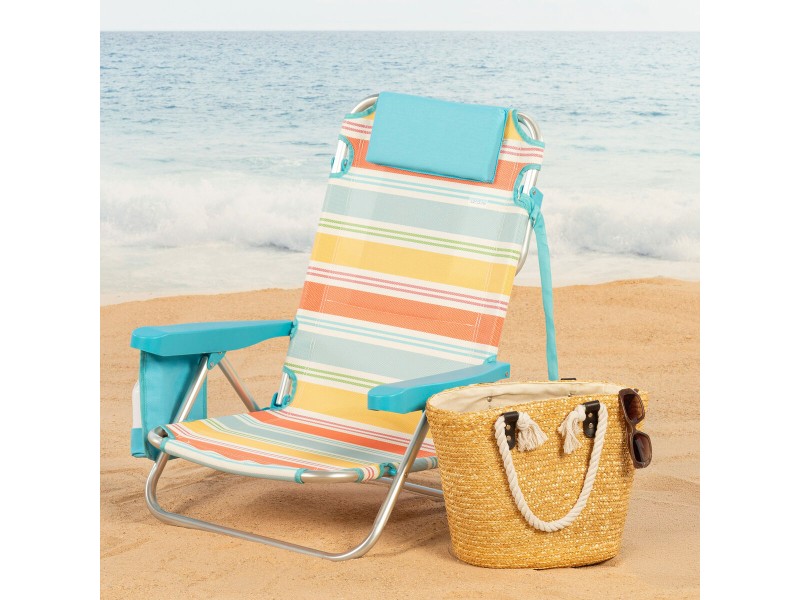 Плажен стол Aktive 48 x 75 x 48 cm (2 броя) NaN –  BB Сгъваеми столове