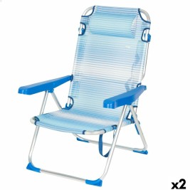 Плажен стол Aktive 48 x 90 x 60 cm (2 броя)