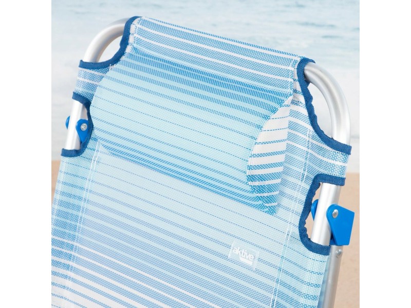 Плажен стол Aktive 48 x 90 x 60 cm (2 броя) NaN –  BB Сгъваеми столове