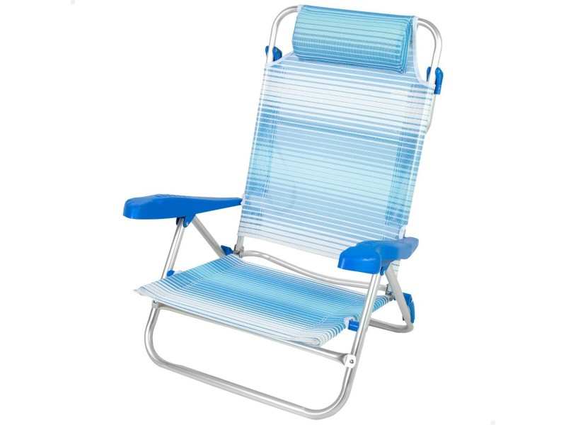 Плажен стол Aktive 47 x 82 x 49 cm (2 броя) NaN –  BB Сгъваеми столове