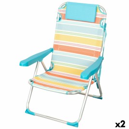 Плажен стол Aktive 48 x 90 x 60 cm (2 броя)