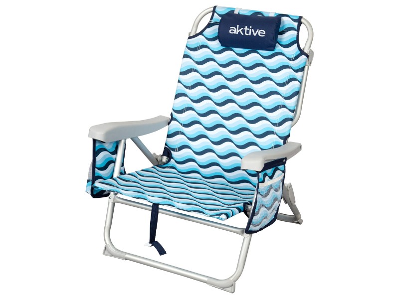 Плажен стол Aktive 50 x 80 x 58 cm (2 броя) NaN –  BB Сгъваеми столове