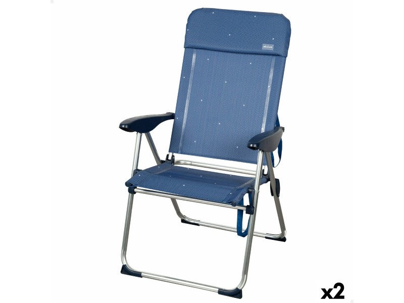 Плажен стол Aktive 48 x 110 x 65 cm (2 броя) NaN –  BB Сгъваеми столове