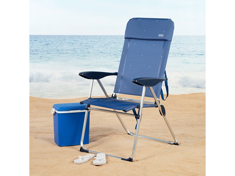 Плажен стол Aktive 48 x 110 x 65 cm (2 броя) NaN –  BB Сгъваеми столове