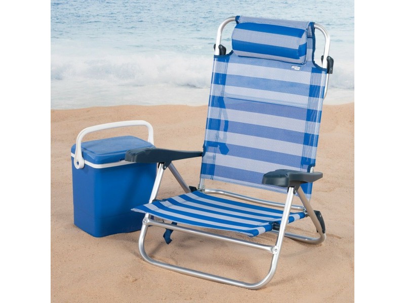 Плажен стол Aktive 47 x 82 x 49 cm (2 броя) NaN –  BB Сгъваеми столове