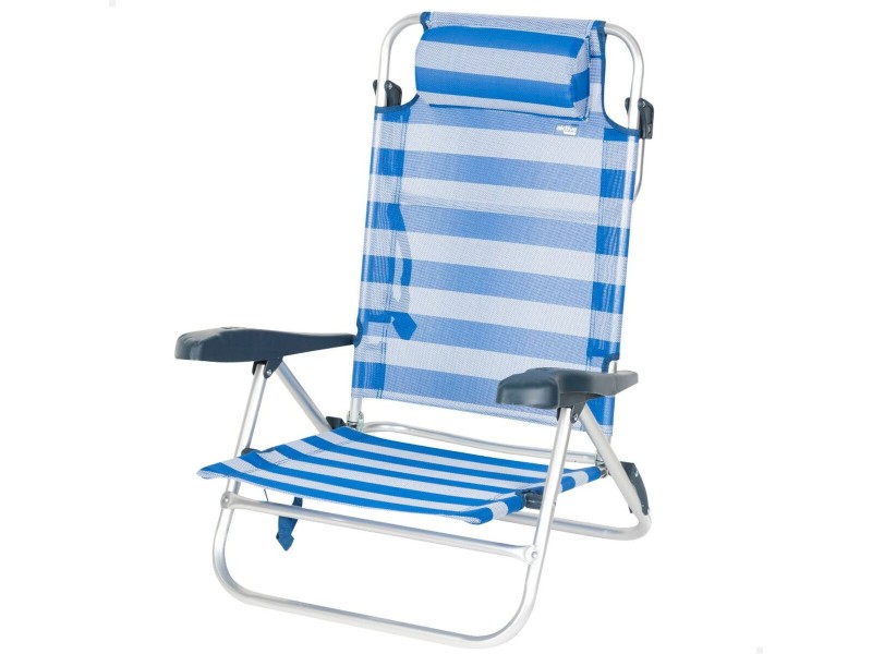 Плажен стол Aktive 47 x 82 x 49 cm (2 броя) NaN –  BB Сгъваеми столове