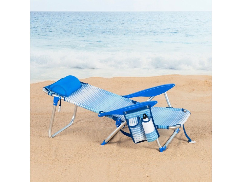 Плажен стол Aktive 51 x 76 x 45 cm (2 броя) NaN –  BB Сгъваеми столове