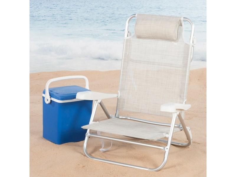Плажен стол Aktive 47 x 82 x 49 cm (2 броя) NaN –  BB Сгъваеми столове