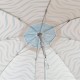 Плажен чадър Aktive Син Ø 200 cm 200 x 190 x 200 cm (6 броя) NaN –  BB Чадъри