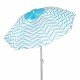 Плажен чадър Aktive Син Ø 200 cm 200 x 190 x 200 cm (6 броя) NaN –  BB Чадъри