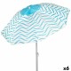 Плажен чадър Aktive Син Ø 220 cm 220 x 200 x 220 cm (6 броя) NaN –  BB Чадъри