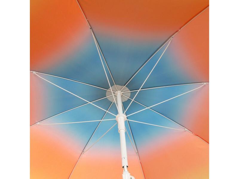 Плажен чадър Aktive Многоцветен 180 x 195 x 180 cm (6 броя) NaN –  BB Чадъри