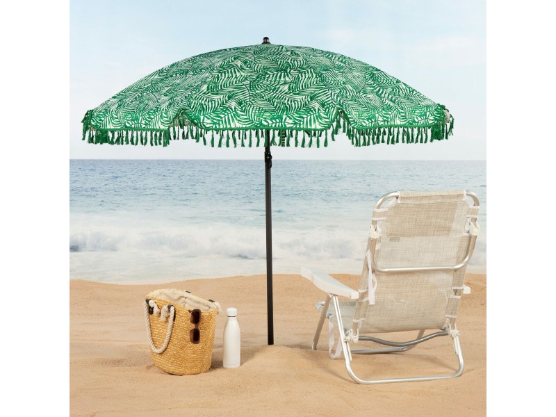 Плажен чадър Aktive Ø 180 cm 180 x 180 x 180 cm (6 броя) NaN –  BB Чадъри