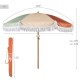Плажен чадър Aktive Ø 200 cm 200 x 185 x 200 cm (4 броя) NaN –  BB Чадъри