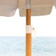 Плажен чадър Aktive Ø 200 cm 20 x 185 x 20 cm (6 броя) NaN –  BB Чадъри