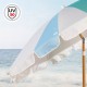 Плажен чадър Aktive Ø 200 cm 20 x 185 x 20 cm (6 броя) NaN –  BB Чадъри