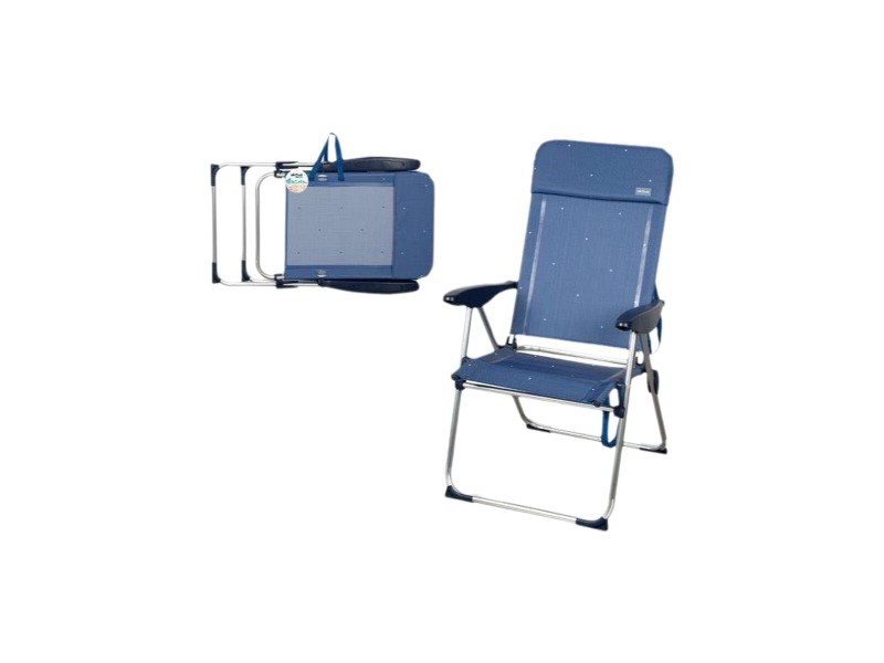 подплатен къмпинг стол Aktive Син 65 x 60 x 43 cm NaN –  BB Сгъваеми столове
